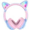 Image de Casque audio Swingson Cat Ear Bluetooth Rose et Bleu