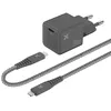 Image de Chargeur secteur Wefix Pro GaN 30 W + câble Lightning 1,2 m Gris