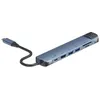 Image de Hub USB-C 7-en-1 Accsup Indigo