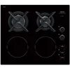 Image de Sauter SPI6414BM - Table de cuisson mixte induction et gaz - 4 plaques de cuisson - Niche - largeur : 56 cm - profondeur : 49 cm - noir