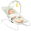 Image de BADABULLE Transat pour bébé « Lichen », pliable.