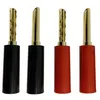 Image de Lot de 4 fiches bananes Enova Hifi FBAN 100 RB pour enceintes Hi-Fi