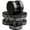 Image de Pack de 4 Absorbeurs De Précision anti-vibrations Enova Hifi Pads 10 Pro pour platine vinyle et enceintes Hi-Fi Noir