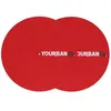 Image de Paire de feutrine Yourban Dj YS 220 R Rouge pour platines vinyles