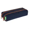 Image de Trousse scolaire rectangulaire Tann's Les incontournables 2 compartiments Camille Bleu Marine