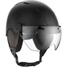 Image de Casque vélo et trottinette avec visière Casr Life Noir M