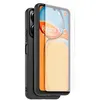 Image de Pack Coque arrière semi-rigide Made For Xiaomi pour Redmi 13C Noir + Protège-écran en verre trempé Transparent