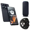 Image de Pack Smartphone Motorola Signature 6,8" 5G Double SIM 512 Go Bleu Carbon + Motorola Sound Flow + Watch Noir