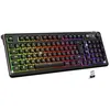 Image de Clavier gaming sans fil Azerty Spirit Of Gamer Elite K60 Noir