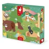 Image de Puzzle Tactile 20 pièces Janod Forêt