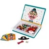 Image de Jeu Janod Magnéti'book Crazy Faces garçon 70 magnets Bleu