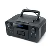 Image de Radio portable Bluetooth Muse M-182 DB DAB/DAB+/FM avec lecteur CD et enregistreur de cassette Noir