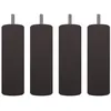 Image de Jeu de 4 pieds CYLINDRIQUE o : 70 mm - hauteur : 170 mm - vis de 8 mm - en Caisse Carton CC avec etiquette - coloris LAQUE GRIS TAUPE