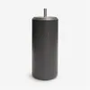 Image de Jeu de 4 pieds CYLINDRIQUE o : 70 mm - hauteur : 150 mm - vis de 8 mm - en Caisse Carton CC avec etiquette - coloris LAQUE GRIS ANTHRACITE
