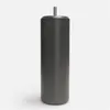 Image de Jeu de 4 pieds CYLINDRIQUE o : 70 mm - hauteur : 200 mm - vis de 8 mm - en Caisse Carton CC avec etiquette - coloris LAQUE GRIS ANTHRACITE