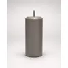 Image de Jeu de 4 pieds CYLINDRIQUE o : 70 mm - hauteur : 150 mm - vis de 8 mm - en Caisse Carton CC avec etiquette - coloris LAQUE GRIS TAUPE