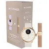 Image de Pack Montre connectée Withings ScanWatch 2 38 mm Bluetooth Sable et Or rose + Bracelet en maille milanaise 18 mm Or rose