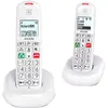 Image de Pack de 2 Téléphone sans fil Alcatel XL685 Duo Blanc