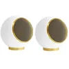 Image de Enceintes bibliothèques Elipson® Planet L Performance Blanc Mat Or vendues par paire