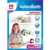 Image de Pack de 4 feuilles A4 autocollants ronds Micro Application Blanc