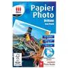 Image de Pack Eco de 50 feuilles papier photo brillant 10 x 15 cm Micro Application Blanc