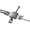 Image de Mini station USB Type-C Urban Factory Hubee Light TCM05UF 100W Gris sidéral