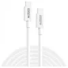 Image de Câble Urban Factory USB-C vers USB-C 2 m E-Mark 240 W Blanc