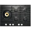 Image de ASKO HG1776AB - Table de cuisson au gaz - 5 plaques de cuisson - Niche - largeur : 56 cm - profondeur : 49 cm - noir graphite mat