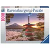 Image de Puzzle 1000 pièces Ravensburger Cerisiers en fleurs du Mont Fuji