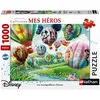 Image de Puzzle 1000 pièces Nathan Les Montgolfières Disney