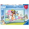 Image de Puzzles 2 x 12 pièces Ravensburger S'amuser avec Bluey