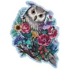 Image de Puzzle en bois 150 pièces Ravensburger Hibou floral