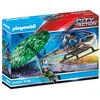Image de Playmobil Les policiers 70569 Hélicoptère de police et parachutiste