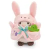 Image de Peluche Nici Chat Angy avec cactus et costume Lapin 8 cm