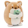 Image de Peluche Nici Chien Hiro avec bubble tea 16 cm