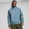 Image de PUMA Haut à manches longues et 1/4 zip ftblSTATEMENT Manchester City Homme, Vêtements, Bleu, XL