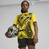 Image de PUMA Maillot d’avant-match à manches courtes Borussia Dortmund Enfant et Adolescent, Vêtements, Jaune, 15-16Y