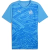Image de PUMA Maillot d’avant-match Olympique de Marseille Homme, Accessoires, Bleu, S