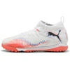 Image de PUMA Chaussures de football mi-hautes FUTURE 8 TT Enfant et Adolescent, Chaussures, Blanc, 34