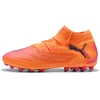 Image de PUMA Chaussures de football FUTURE 8 ULTIMATE MG Unisexe, Chaussures, Orange, 43