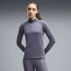 Image de PUMA Haut à 1/4 zip RUN VELOCITY CLOUDSPUN Femme, Accessoires, Gris, S