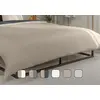 Image de Housse de couette 100% Percale de coton 260x240 Réversible - Blanc & Beige