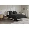Image de Housse de couette Satin de coton Emma 140x200 - Teracotta & Gris clair