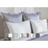 Image de 2 Taies d'oreiller Satin de coton Emma 70x70 - Réversible Gris Bronze & Blanc Crème