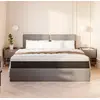Image de Lit Coffre Emma Original 180x200 - Gris clair - Tête de lit en option - Jusqu'à 796L de capacité de stockage - Livraison et retour gratuits