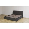 Image de Lit Coffre Original Emma 160x200 - Gris - Tête de lit