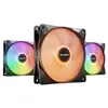 Image de Pack de 3 Ventilateurs PC Be Quiet Light Wings LX PWM high-speed ARGB 120 mm Noir