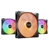 Image de Pack de 3 Ventilateurs PC Be Quiet Light Wings LX PWM high-speed ARGB 140 mm Noir