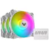 Image de Pack de 3 ventilateurs PC ASUS TUF GAMING TF120 ARGB 120 mm blanc