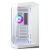 Image de Boîtier PC gaming MSI MAG FORGE 320R AIRFLOW moyen tour blanc ARGB avec panneau latéral verre trempé